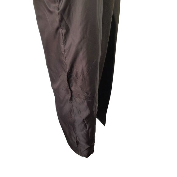 Donnybrook 80s Wool Coat Sz 10 Brown Animal Print Collar AS IS Costume Piece VTG - Picture 14 of 14